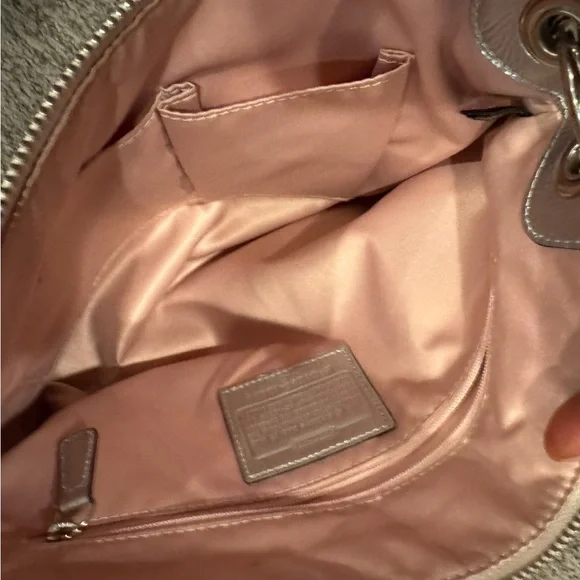 Coach Poppy Signature Multicolor Shoulder Bag - Picture 5 of 5